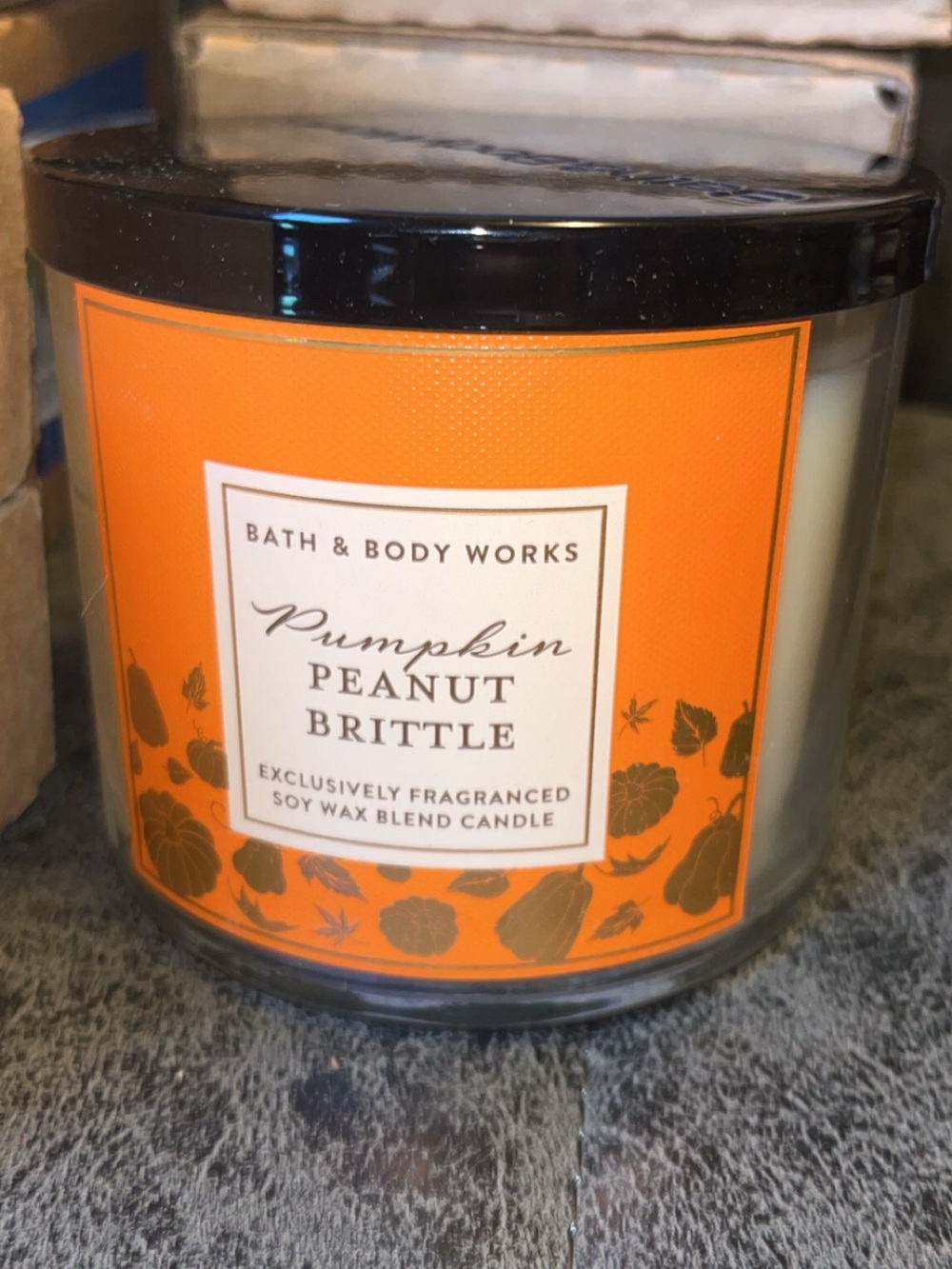 Bath & Body Works Pumpkin Peanut Brittle Candle